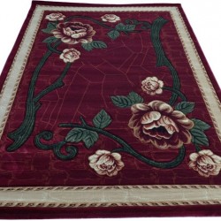 Синтетичний килим Hand Carving 0819A BORDEAUX - CREAM  - Висока якість за найкращою ціною в Україні